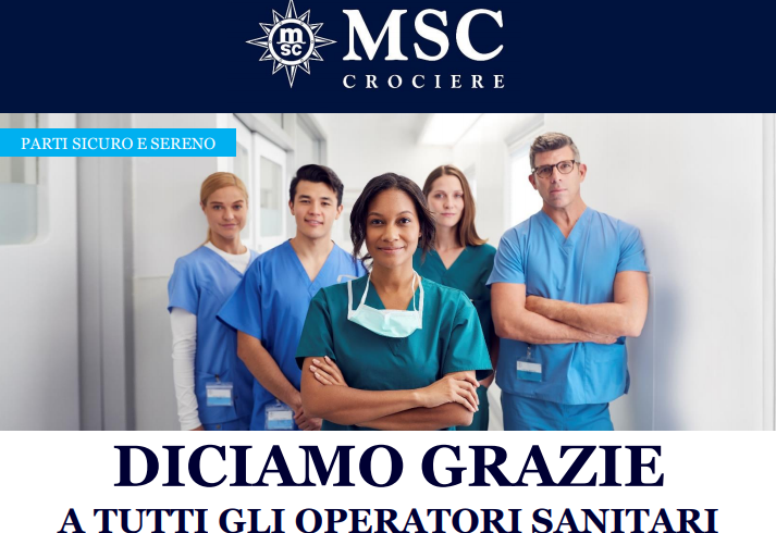 MSC: Operatori sanitari sino al 50% di sconto