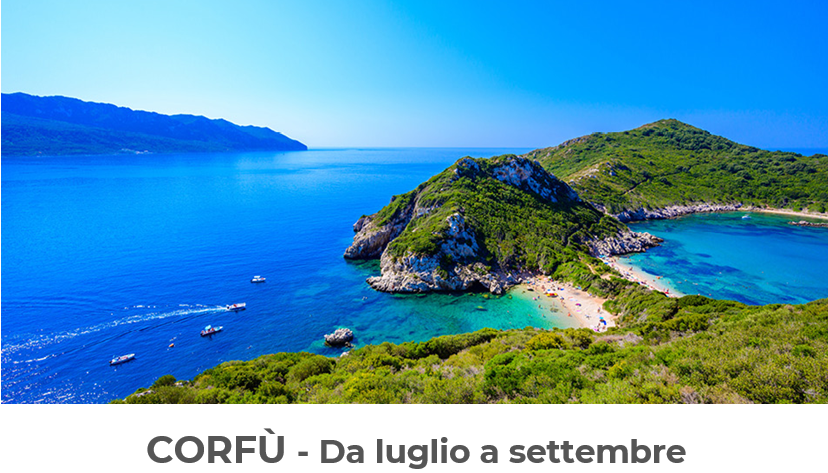 Corfù da Luglio a Settembre